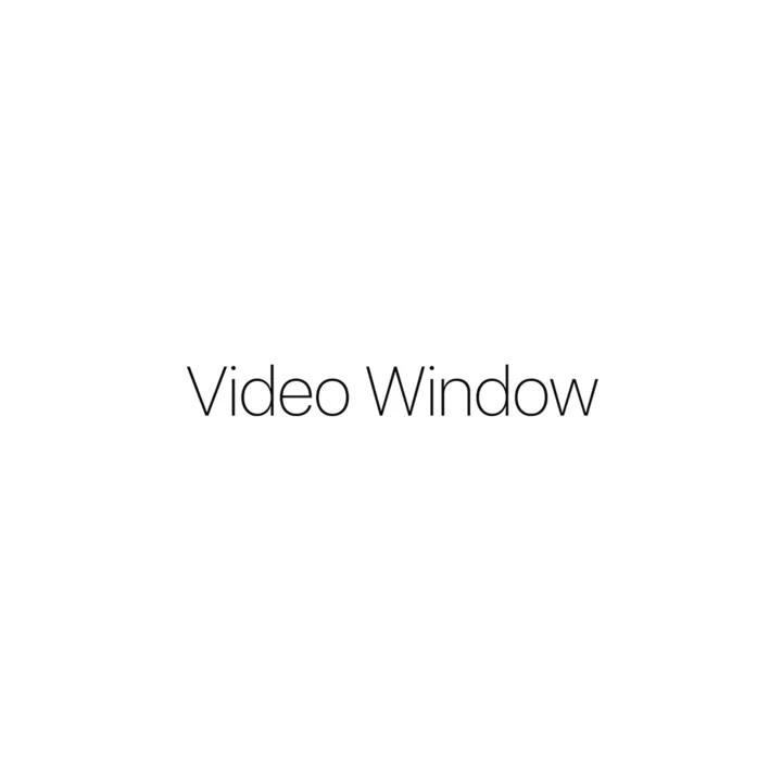 Video Window