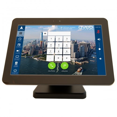Aveo Systems Mira Connect 10 control appliance and user interface (with tabletop stand)