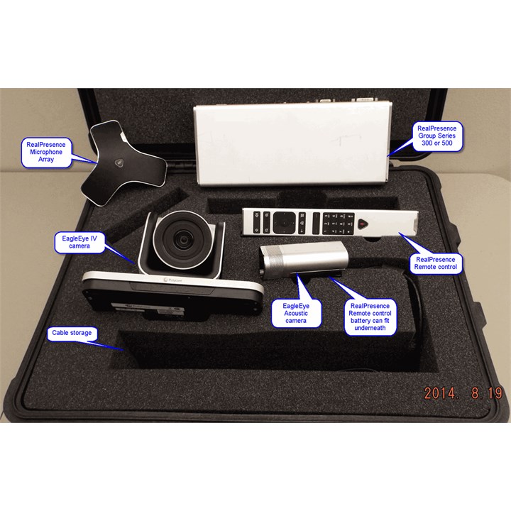 Poly (Polycom) Transport Case for  RealPresence Group 300 & 500
