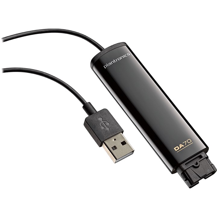 Poly (Plantronics) DA70, E+A. USB to QD Audio Processor Cable