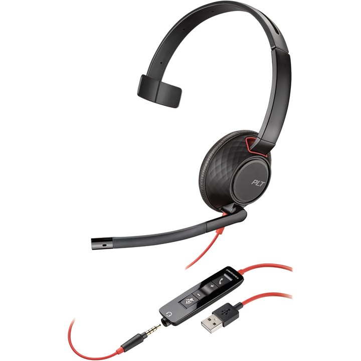 Poly (Plantronics) BLACKWIRE 5210, C5210, USB-A, (BULK), WW