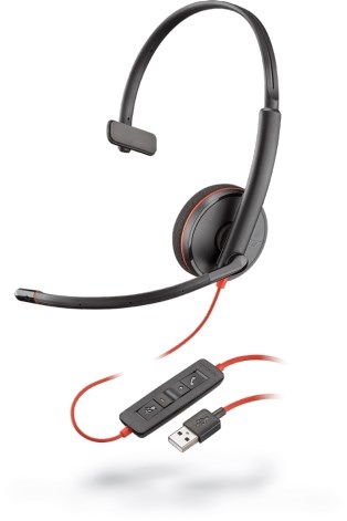 Poly (Plantronics) BLACKWIRE, C3210 USB-A, SINGLE UNIT