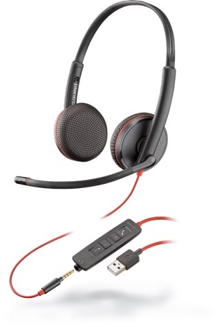 Poly (Plantronics) BLACKWIRE, C3225 USB-A, SINGLE UNIT