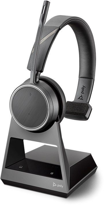 Poly (Plantronics) VOYAGER 4210 OFFICE, 1-WAY  BASE, STD USB CHRG CABLE, EMEA