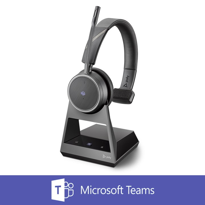Poly (Plantronics) VOYAGER 4210 OFFICE, 2-WAY BASE, MS TEAMS, USB-C CABLE, EMEA