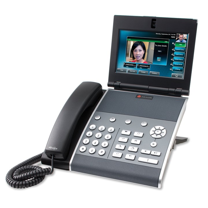 Poly (Polycom) VVX 1500 D dual stack (SIP&H.323) Desktop business media phone with video capability