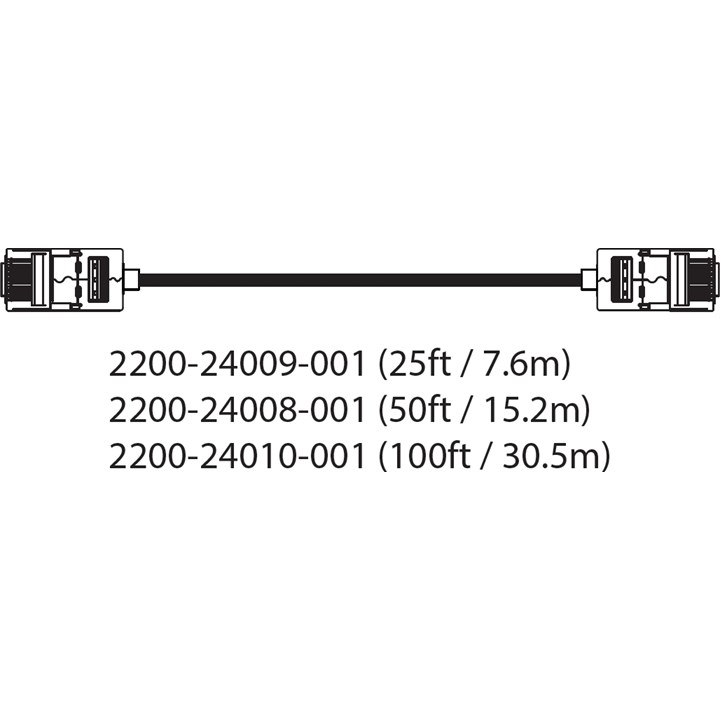 Poly (Polycom) CLINK2 Crossover cable, 25-feet / 7.5m
