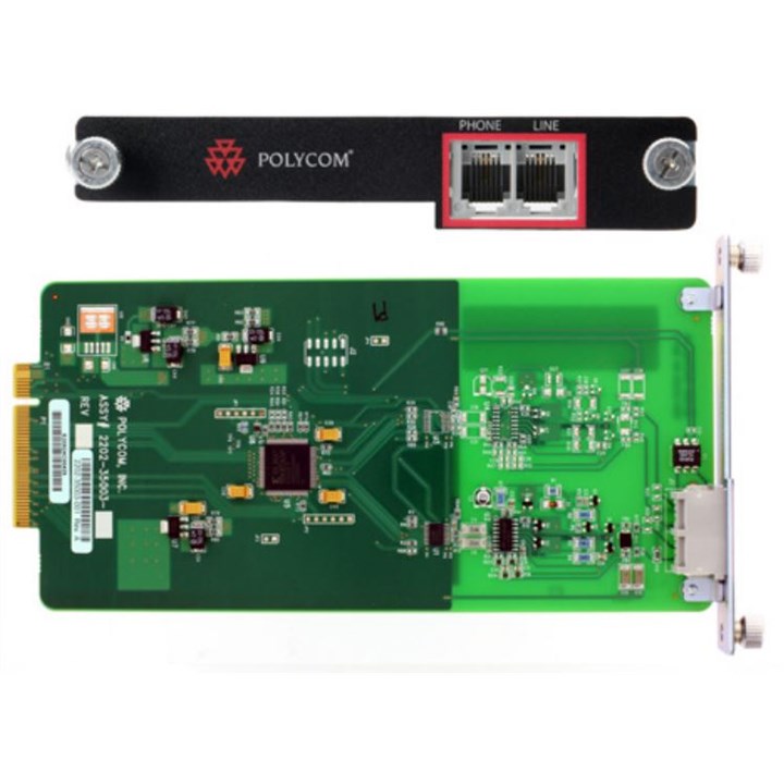 Poly (Polycom) SoundStructure Telephony Interface - TEL1 Card