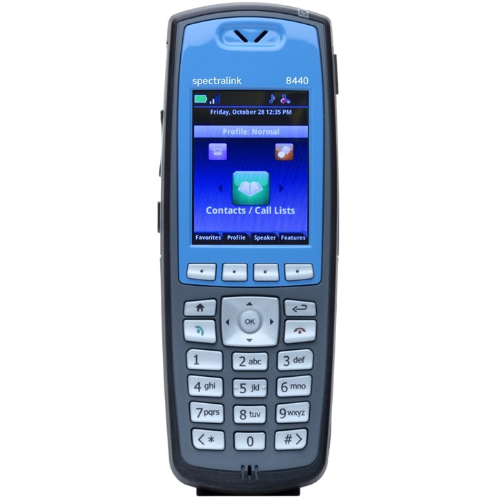 8440 Handset w/o Lync, Blue, EU, AU, NZ.