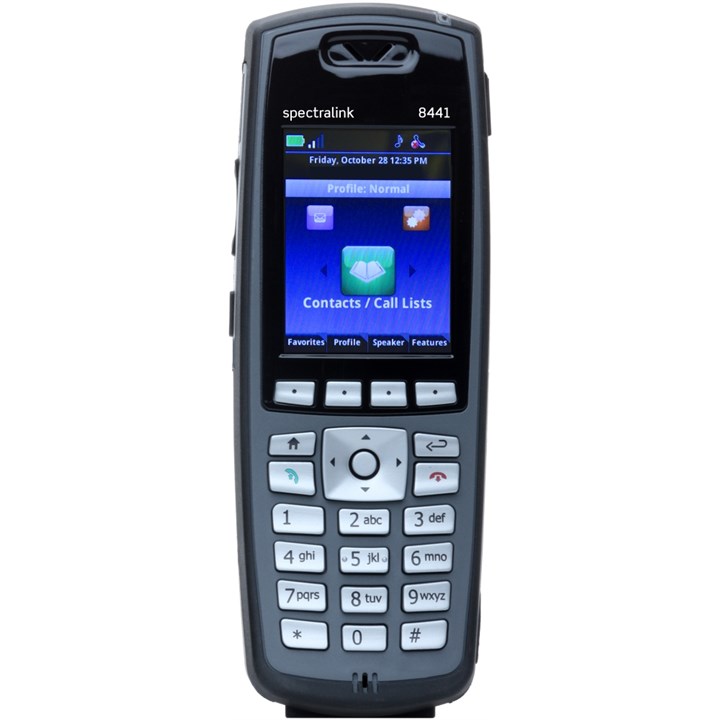 8441 Handset w/Lync, Black, EU, AU, NZ.