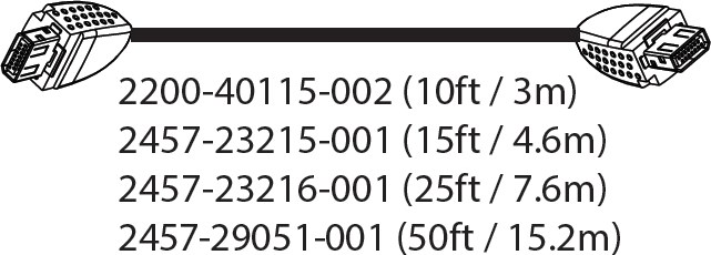 Poly (Polycom) Cable, HDX microphone array cable.  Walta to Walta. 10 ft / 3m