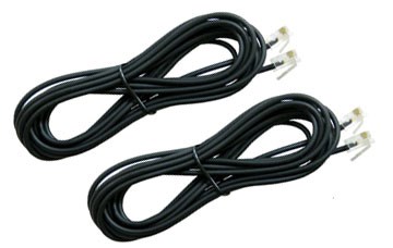 Poly (Polycom) Cable - Two (2) expansion microphone cables, 4.6m/15ft for Trio & SoundStation