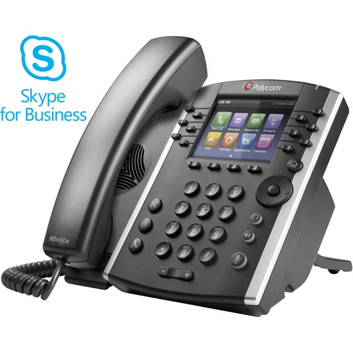 Poly (Polycom) VVX 401 12-line Desktop Phone (SfB / Lync edition)