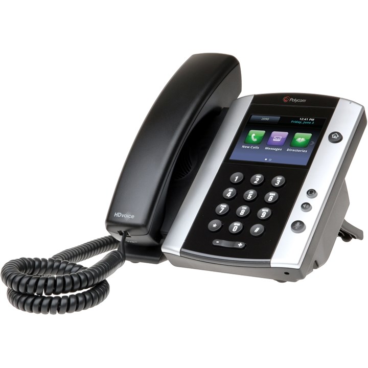 Poly (Polycom) VVX 501 12-line Business Media Desktop Phone