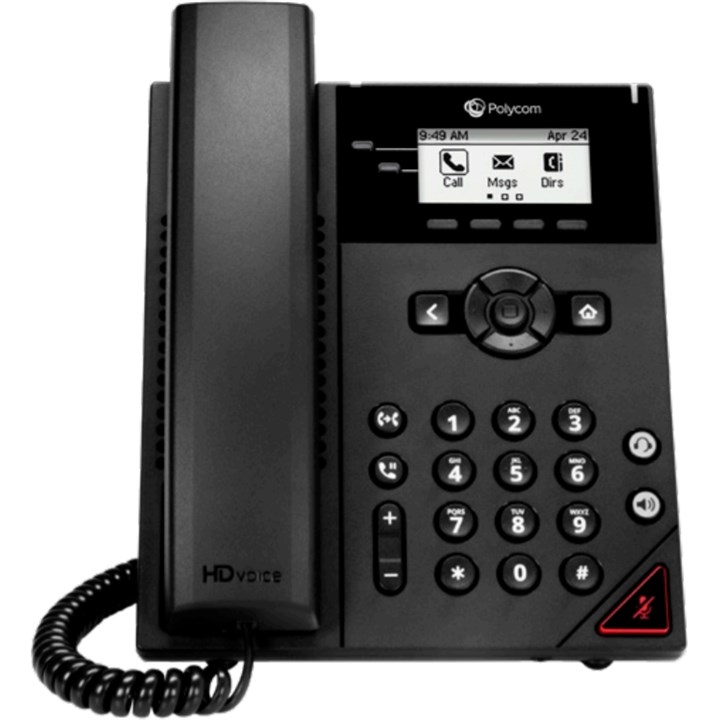Poly (Polycom) SIP-only VVX 150 2-line Desktop Business IP Phone