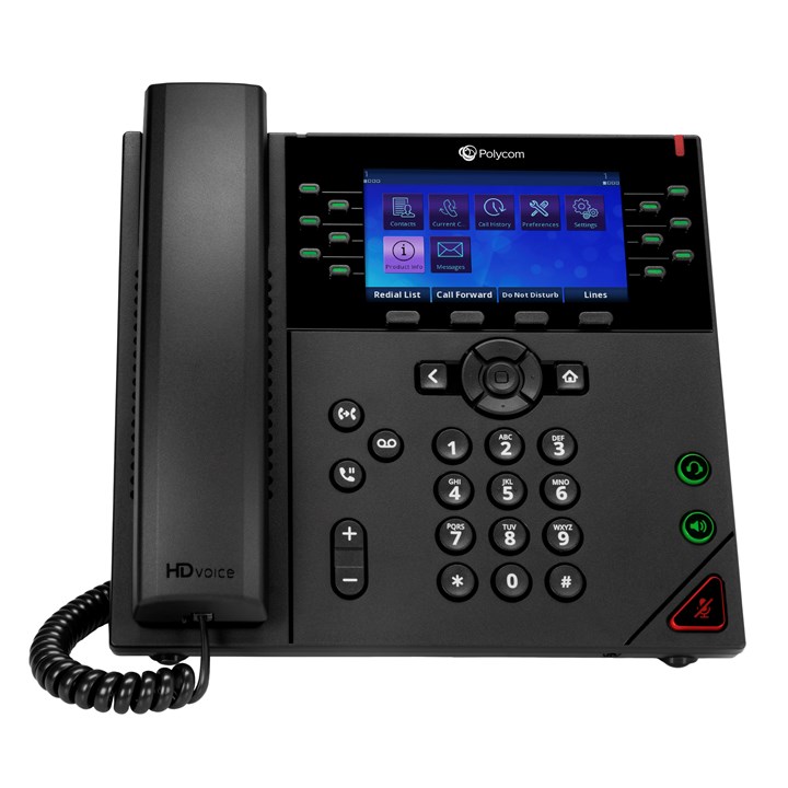 Poly (Polycom) OBi Edition VVX 450 12-line Desktop Business IP Phone (Ships with power supply)