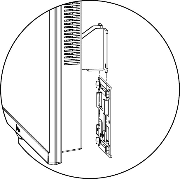 Poly (Polycom) Wall mount bracket kit for RealPresence Group Convene