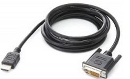 Poly (Polycom) Monitor cable Connects DVI(M) to HDMI(M)