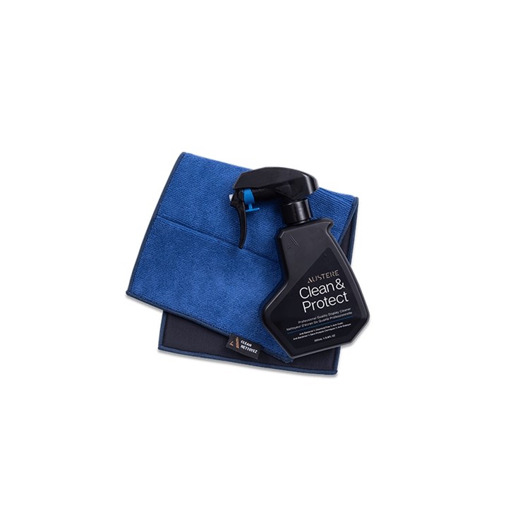 Avocor Austere III Series \\ Clean & Protect 200mL with Dual-Sided Cloth - (Single Bottle)