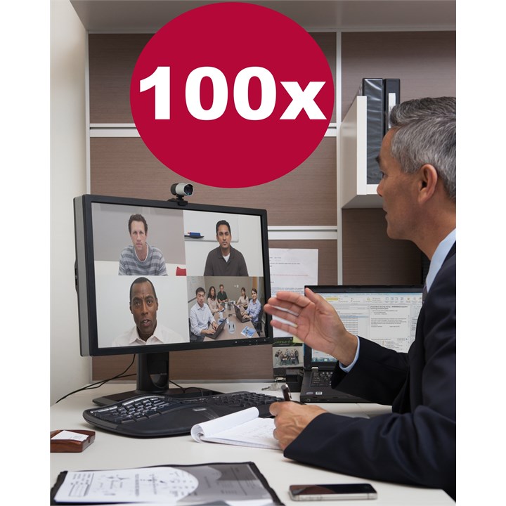Poly (Polycom) RealPresence Desktop (100 users)