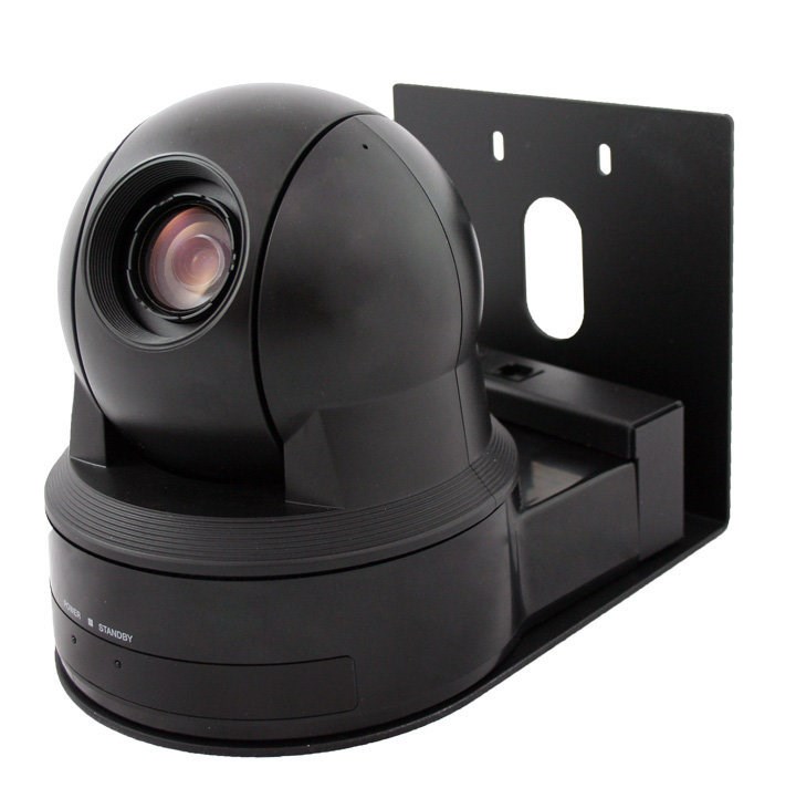 Thin Profile Wall Mount Bracket for EVI-D80/EVI-D90 Cameras - Black