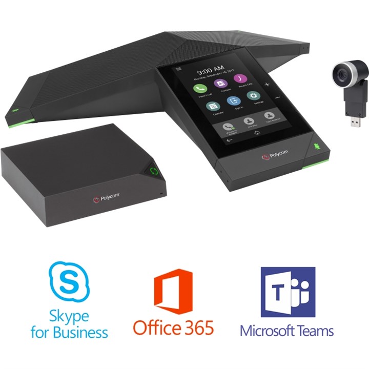 Poly (Polycom) Trio 8500 IP conference phone + Collaboration Kit + EagleEye Mini (Microsoft Skype for Business / Lync edition)