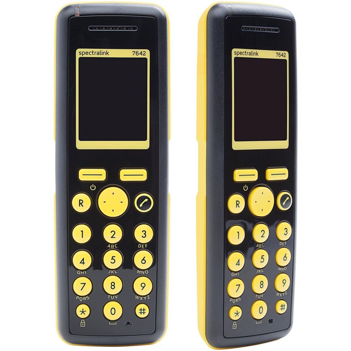 7642 Handset 1G8 with RED alarm button.