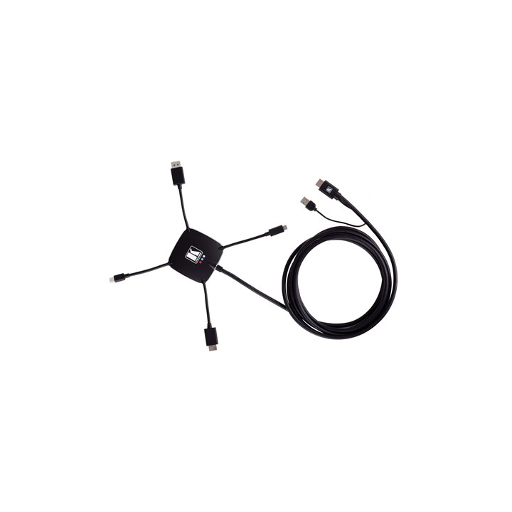 Kramer Active Multi-Format Input (M) to HDMI Output (M) Adapter Cable (K-SPIDER)