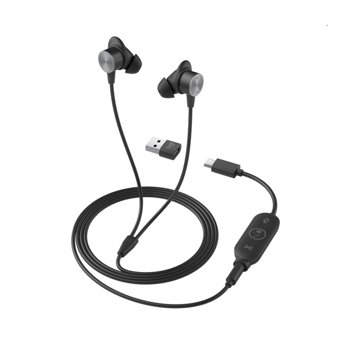 Graphite MSFT Teams Zone Wired Earbuds