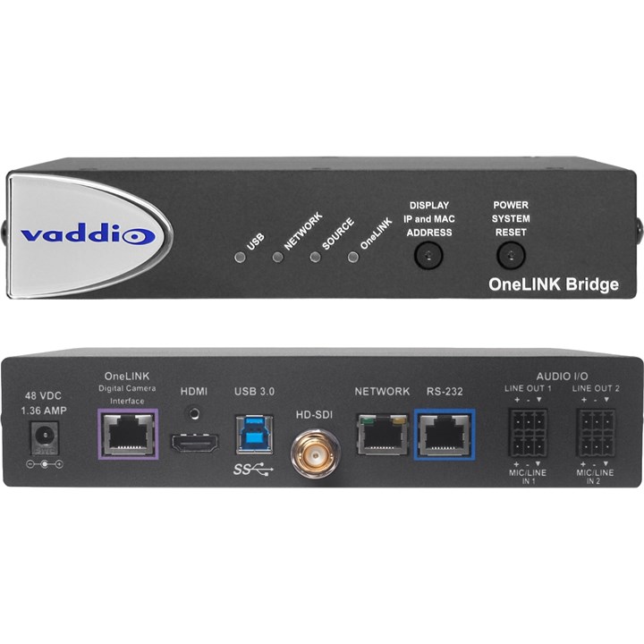 OneLINK Bridge (Receiver Only) for Vaddio HDBaseT Cameras