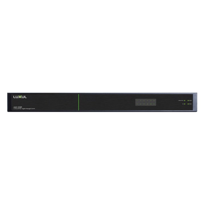 AV Series 12-Port/8 PoE+ Gigabit Managed Switch (130W PoE+) (UK) SW-505-8P-R-U