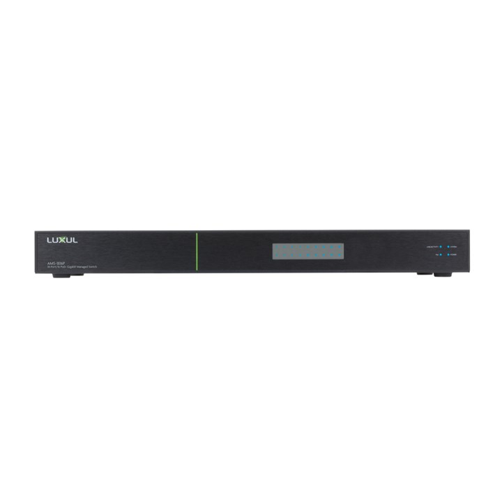 AV Series 18-Port/16 PoE+ Gigabit Managed Switch (185W PoE+) (UK) SW-505-16P-R-U