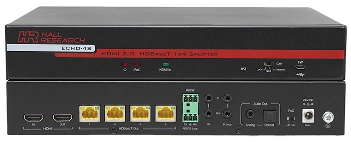 4 Channel HDBaseT™ Splitter (Sender)
