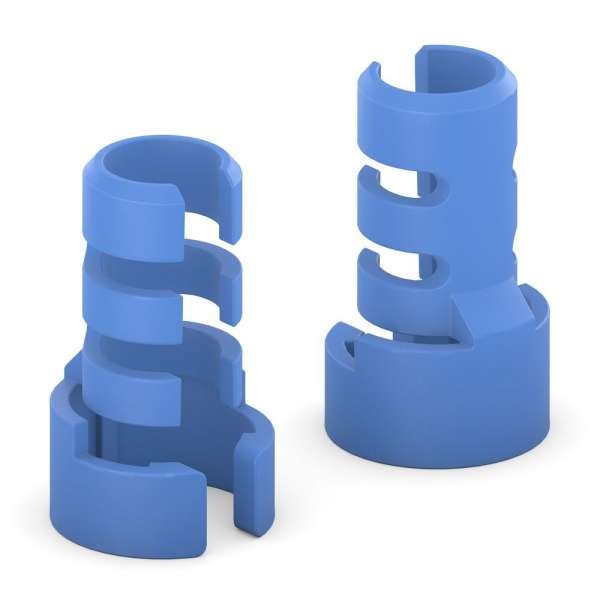 FlexInstall Strain Relief Attachment 10pcs Set - blue