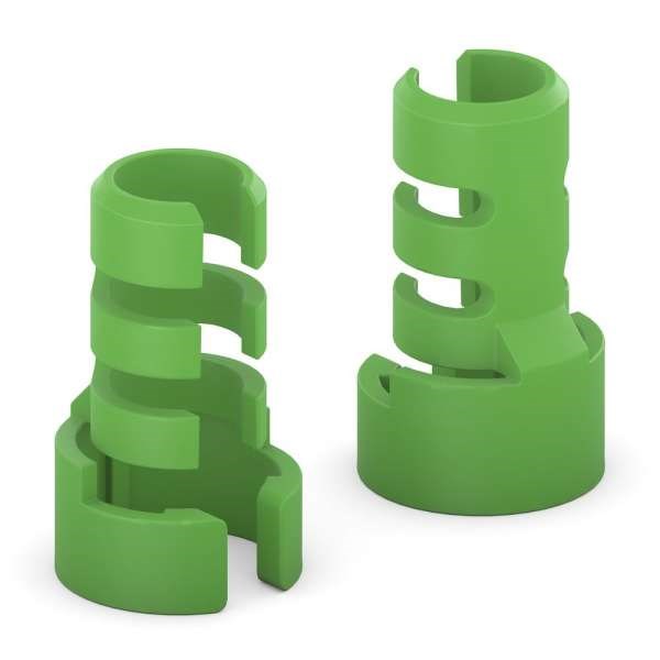 FlexInstall Strain Relief Attachment 10pcs Set - green