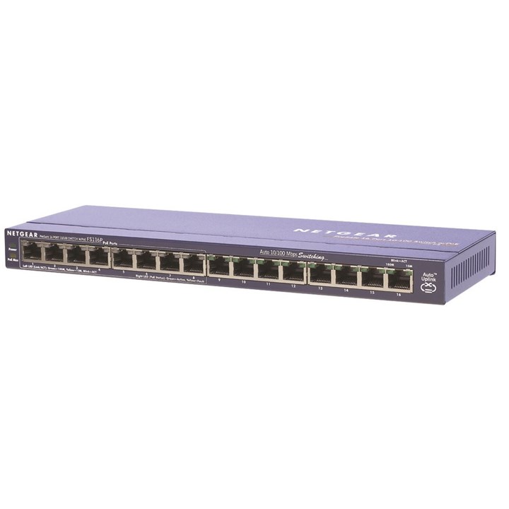 Netgear 16 Port Prosafe Switch with PoE (8 port POE)