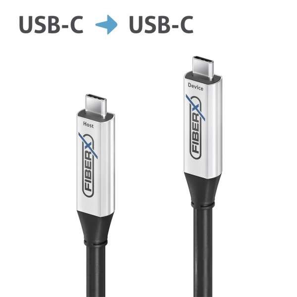 FiberX Series - USB 3.2 Gen 1 Active Optical Cable USB-C 15.0m