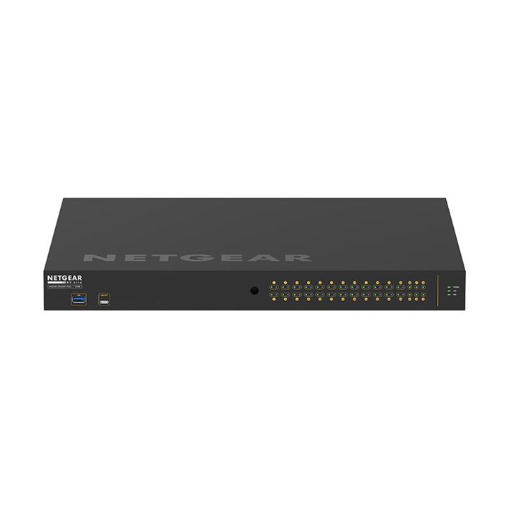 NetGear - M4250 30-Port 26G4XF PoE+ Stackable Managed Switch (480W PSU)