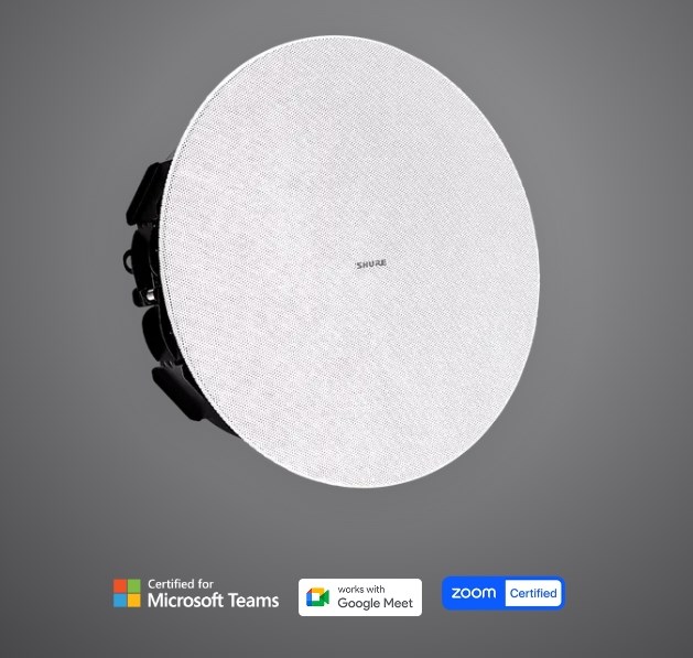 5.25" White Ceiling Networked Loudspkr
