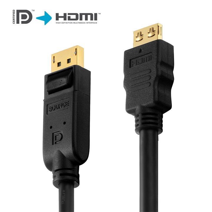 PureInstall 15,00m DisplayPort to HDMI Cable
