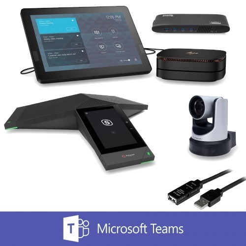 Poly (Polycom) Microsoft Teams Video - HP Slice (Medium Room Bundle)