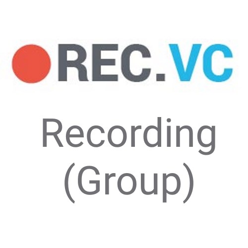 REC.VC Recording - Group (25 users | 100 recording hours p/mth)