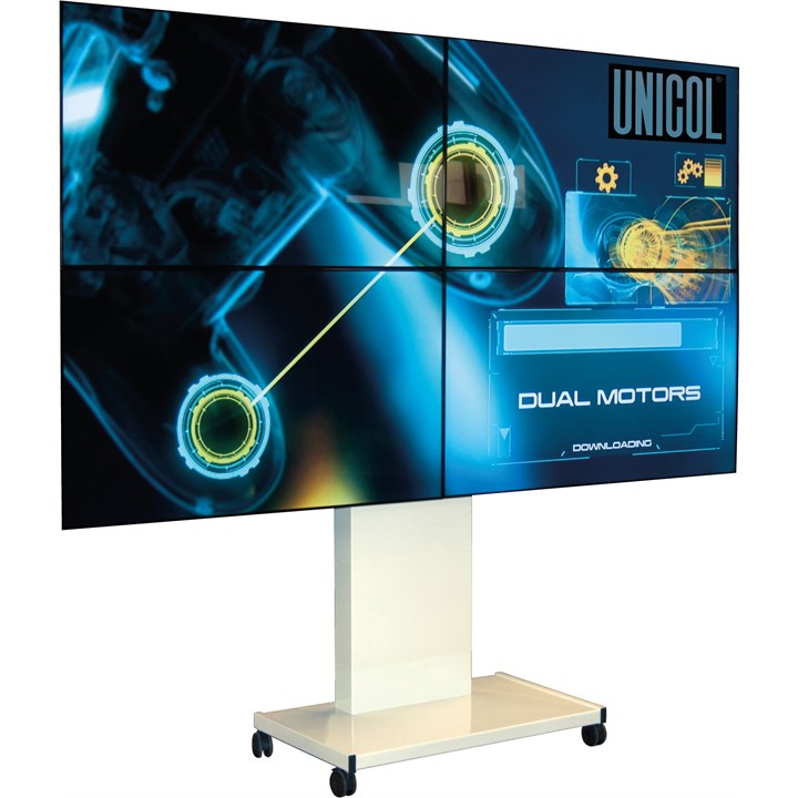Unicol Rhobus RH400HD Trolley 2 x 2 Screen version (33" - 70")