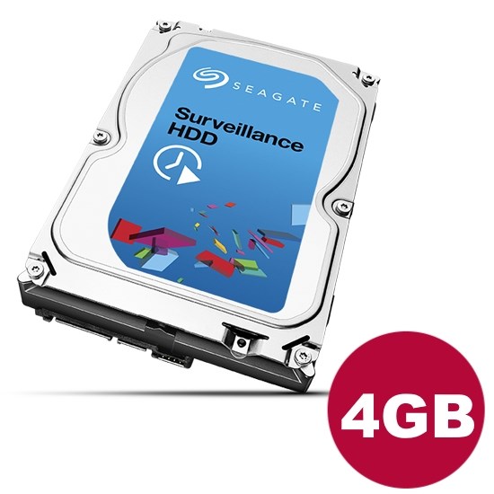 Seagate 4TB HDD SATA Surveillance rate hard drive