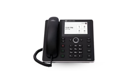 Teams C450HD IP-Phone PoE GbE black with integrated BT and WiFi