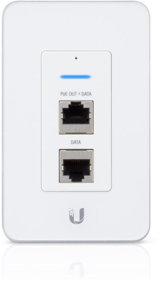 Ubiquiti Unifi UAP in wall access point, 2.4Ghz 150mbps, range 30m 2 x ethernet port, one with 24vPoe