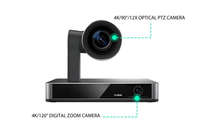 Yealink-UVC86 4K Dual-Eye Intelligent Tracking Camera