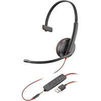 Poly (Plantronics) BLACKWIRE, C3215 USB-A (New -201 SKU)
