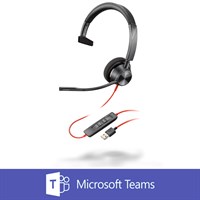 Poly (Plantronics) Blackwire 3310, BW3310-M USB-A (Microsoft Teams Edition)