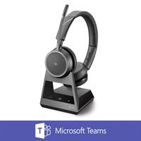 Poly (Plantronics) VOYAGER 4220 OFFICE, 2-WAY BASE, MS TEAMS, USB-A CABLE, EMEA